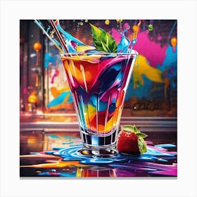 Colorful Drink 1 Canvas Print