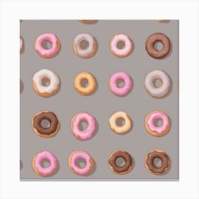 Donuts collage Canvas Print