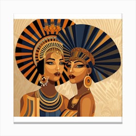 Egyptian Women Canvas Print