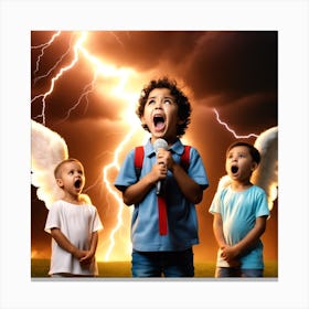 Angels Singing Canvas Print