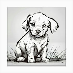 Puppy 2 Canvas Print