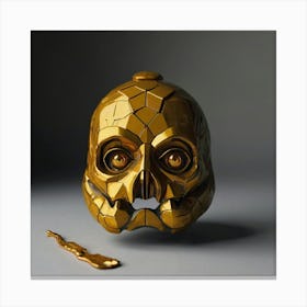 Star Wars Mask Canvas Print