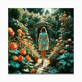 Default Visualize Yourself Stepping Into A Serene And Tranquil 3 Canvas Print