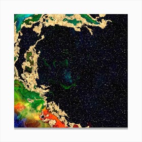 100 Nebulas in Space with Stars Abstract n.110 Canvas Print