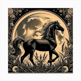 Creative Horse Beauty Illustration Nr 56 Canvas Print