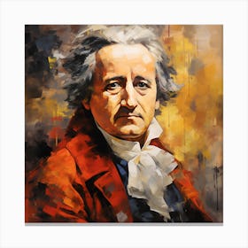 Johann Wolfgang von Goethe 1 Canvas Print