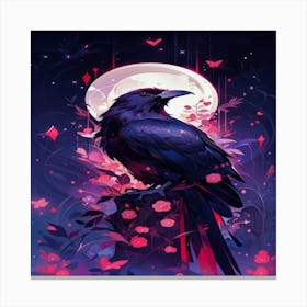 Raven Canvas Print