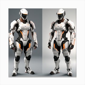 Futuristic Humanoid 3 Canvas Print