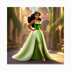 Princess And The Frog 2 Canvas Print