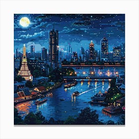 Night In Bangkok Canvas Print