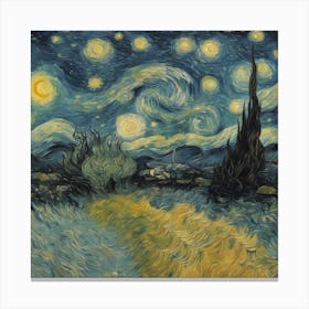 Starry Night 3 Canvas Print