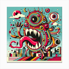 Monster 12 Canvas Print