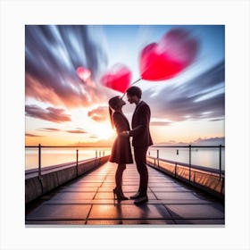 Valentine'S Day Canvas Print