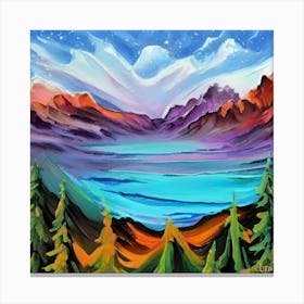 Mountain Lake Canvas Print