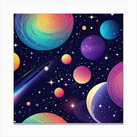 Galaxy Wallpaper 19 Canvas Print