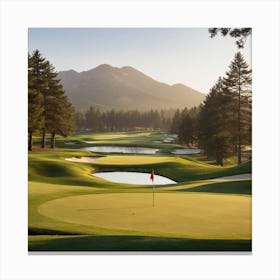 Tahoe Golf Course Canvas Print