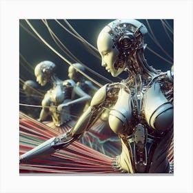 Futuristic Robots Canvas Print