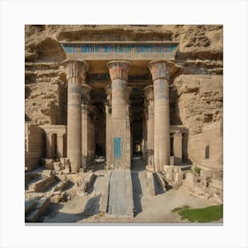 Egyptian Temple Canvas Print