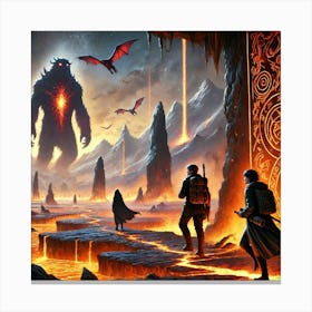 Episode 3 Journey To Ember Fields Title Canvas Print