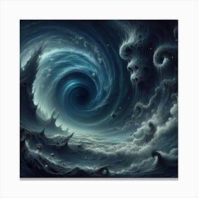 Dark Vortex Canvas Print