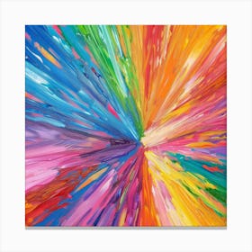 Abstract Abstract Painting 52 Canvas Print