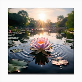 Lotus Flower Canvas Print