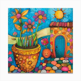 Garden In The Sun Canvas Print