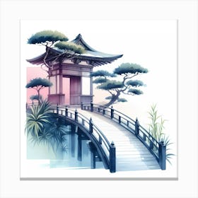 Japanese Bridge Canvas Print