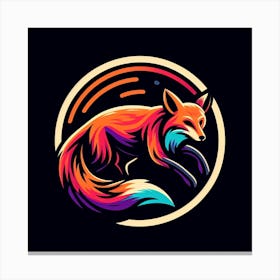 Fox Logo 1 Canvas Print