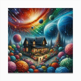 House In The Sky 3 Canvas Print