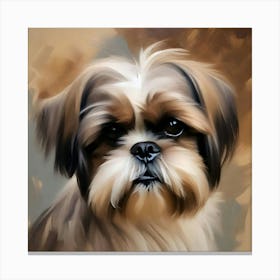 Shih Tzu Dog Canvas Print