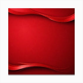 Red Abstract Background Canvas Print