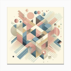 Geometric Shapes Canvas Print