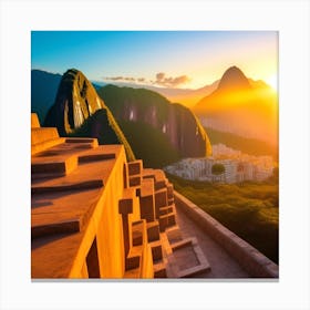 Sunrise In Guayaquil Canvas Print