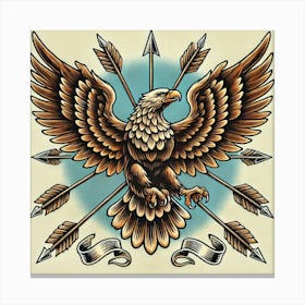 Tattoo Eagle 2 Canvas Print