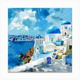 Of Santorini Canvas Print