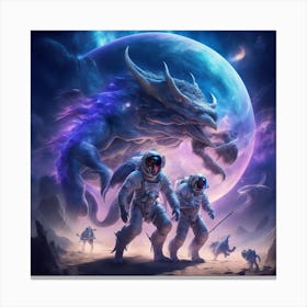 Space Warriors Canvas Print