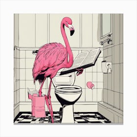 Pink Flamingo 2 Canvas Print