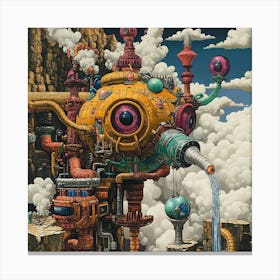 'Fantasy City' Canvas Print