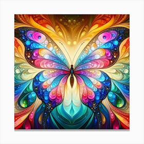 Butterfly Painting Canvas Print