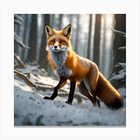 Red Fox 11 Canvas Print