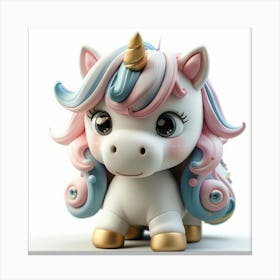 Unicorn Figurine 53 Canvas Print