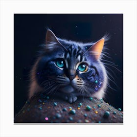 Cat Galaxy (50) Canvas Print