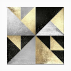 Golden geometry 8 Canvas Print