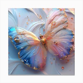 Butterfly Hd Wallpaper Canvas Print