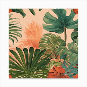 Tropical Leaves 8 Canvas Print