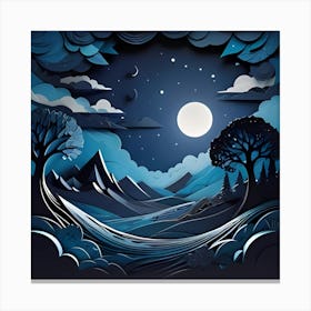 Paper Art Canvas Print