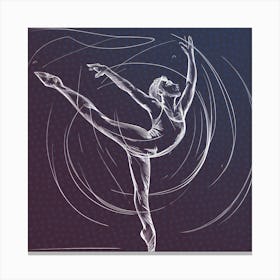 Ballet Dancer 5 Canvas Print