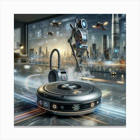 Robot Vacuum Cleaner 1 Canvas Print