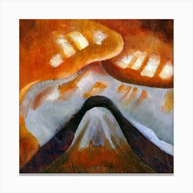 Mushroom Painting Canvas Print